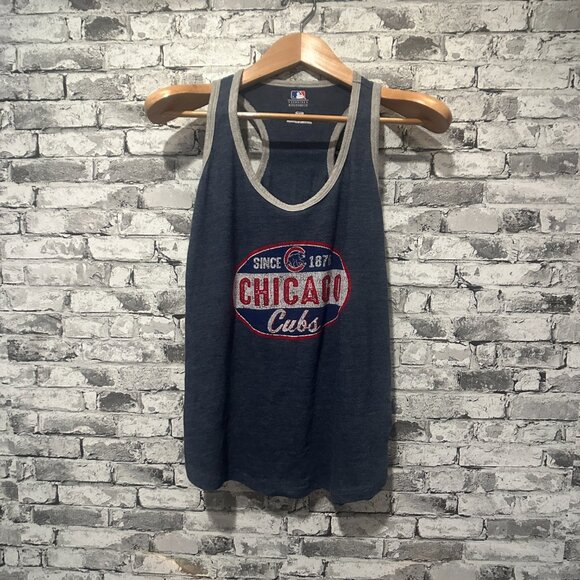 EUC MLB Genuine Merchandise Chicago Cubs Women's Tank Top Size Medium - Picture 1 of 12